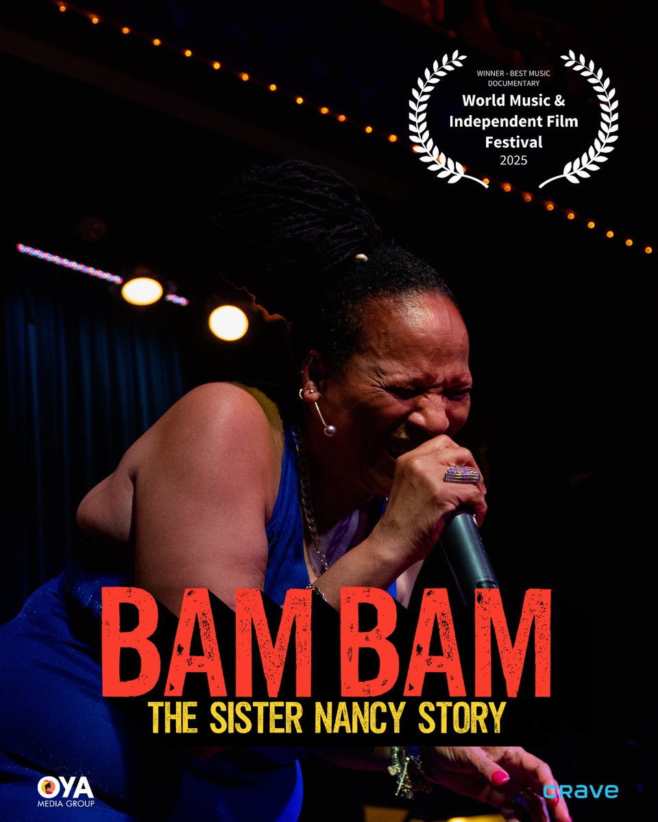 📷 Bam Bam: The Sister Nancy Story wins Best Music Documentary at @WMIFF! 📷📷
📷 Crew 🥰:
Dir: Alison Duke
Prod: Ngardy Conteh George
DP: Lucas Joseph
Graphics: Ramón Charles
Music: Orin Isaacs
Editor: Eugene Weis
Archive/Music Sup: Amy Fritz
BIG UP to the Queen, Sister Nancy!