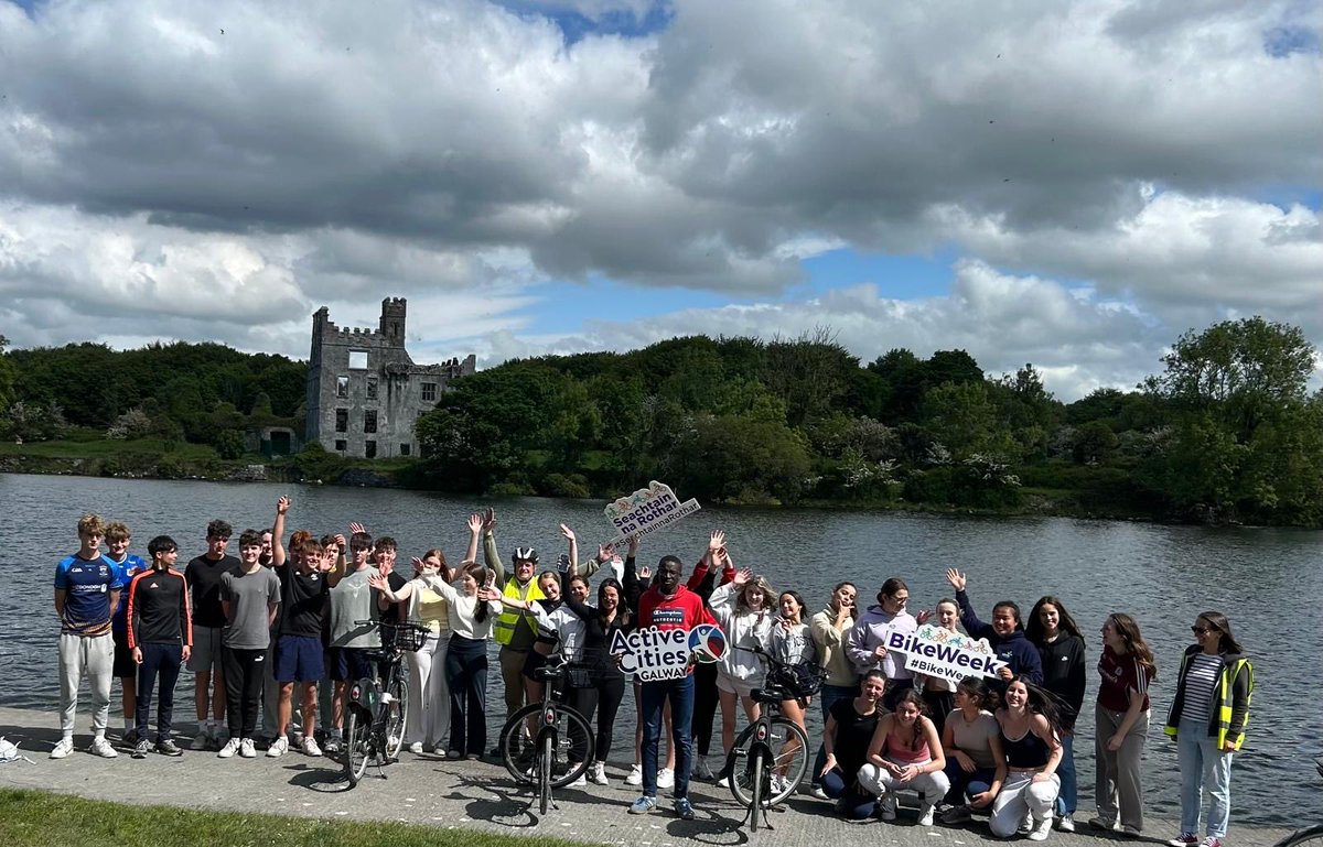 The TYs took part in a cycling tour for #BikeWeek2025 today. 

They had a lovely tour through Galway City, University of Galway and Dangan…ending up at St. Joseph’s Special School for a treat. 

#JesTY
