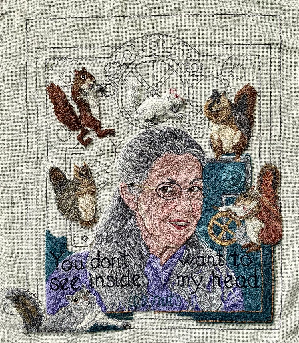 58rughooker's tweet image. I'm playing with the borders now, and added a tail to the gray squirrel. ☺️