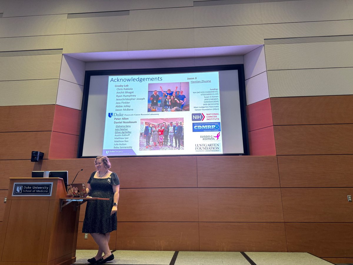 TheGregoryLab's tweet image. Closing the 2nd #DukeSCIRIP Colloquium, @DukeMedSchool #SpatialBio talks cont'd... @PatelLab_Duke of @Dukeneurosurg on #GBM & #Xenium; @CrosbyLabatDuke of @DukeSurgery on Xenium & #PDAC in #liver; and @johnhickey22 of @DukeUBME on #SpatialOmics in #NeckCancer & #BrainCancer🧬🧠🥼