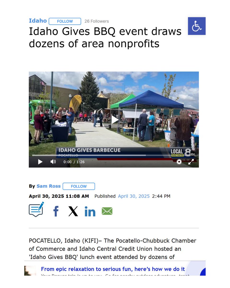 "The thing I love about Idaho Gives is it's a way for people within our community to get to know different nonprofits that they didn't really know about ahead of time," said Laura Smith, vice president of community development at ICCU.

localnews8.com/news/idaho/202…
