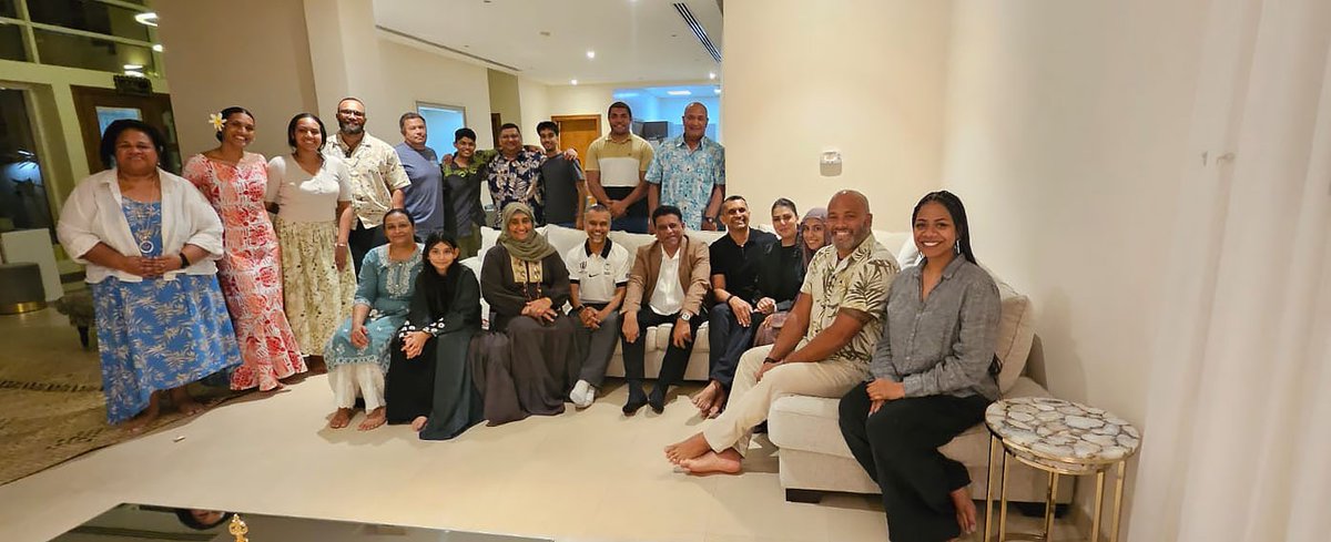 Fiji’s Ambassador to the United Arab Emirates and Non-Resident Ambassador of Fiji to the State of Qatar, His Excellency Ambassador Siddiq Faizal Riyad Koya, recently met with members of the Fijian community in Doha.
Read more on: bit.ly/4keTylh