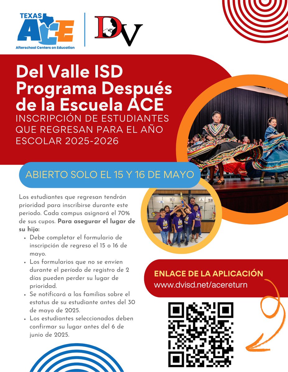 Please register for ACE/ LEAD 2025 -2026 Afterschool Program
