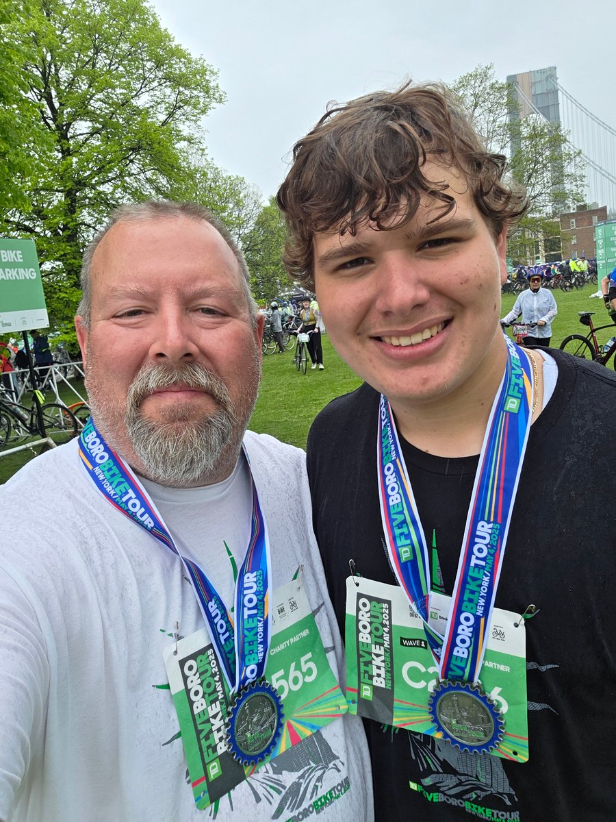 Tuesday's Children (@tuesdayschldrn) on Twitter photo 🙌 Shout out to Team Tuesday's cyclists Ray and Raymond who participated in the TD Five Boro Bike Tour last week. They pedaled with a purpose, raising funds for Tuesday's Children while joined 30,000 people cycling all 5 boroughs of New York City. 🚲 🚲
<a href="/bikenewyork/">Bike New York</a> 🙌 Shout out to Team Tuesday's cyclists Ray and Raymond who participated in the TD Five Boro Bike Tour last week. They pedaled with a purpose, raising funds for Tuesday's Children while joined 30,000 people cycling all 5 boroughs of New York City. 🚲 🚲
<a href="/bikenewyork/">Bike New York</a>