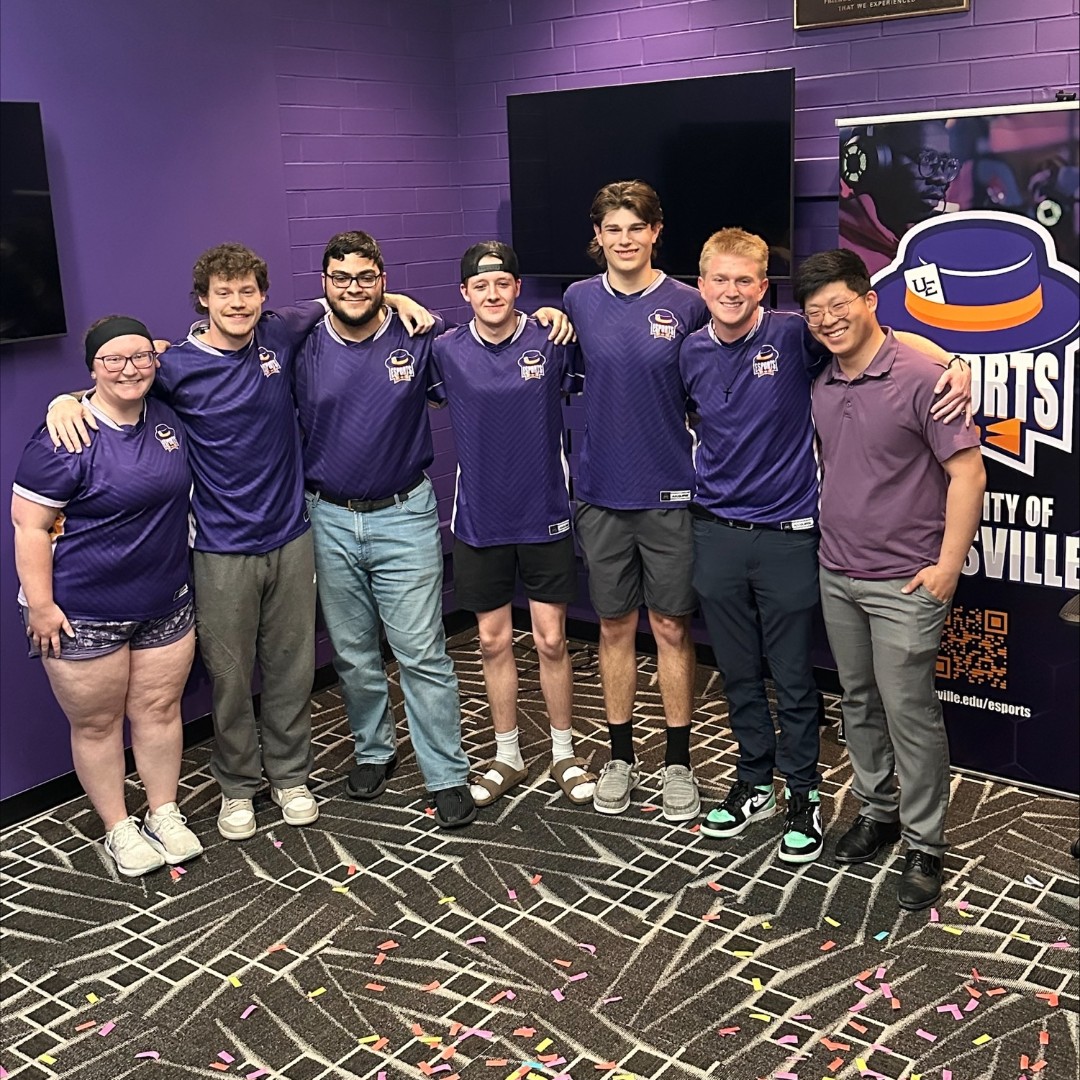 The UE Aces Esports Overwatch team has made history, bringing home their first-ever NECC National Championship in just their second year as a program!

The Aces defeated Fort Lewis to claim the title!

Congratulations! 🎮💜