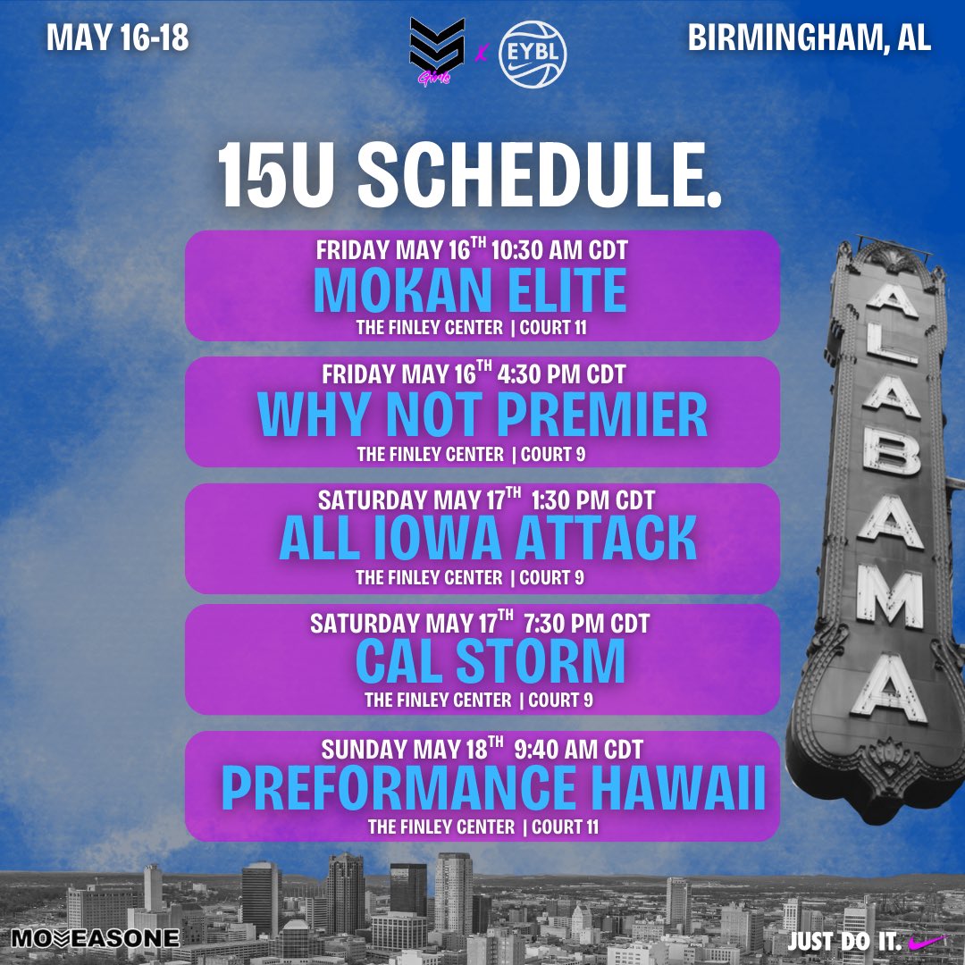 Team Durant Girls (@teamdurantgirls) on Twitter photo It’s Game Week…<a href="/NikeGirlsEYBL/">Nike Girls EYBL</a> Session 2, Birmingham AL
<a href="/teamdurantgirls/">Team Durant Girls</a> #MAO🥶🥶🥶
#2025EYBL | #Road2Chi It’s Game Week…<a href="/NikeGirlsEYBL/">Nike Girls EYBL</a> Session 2, Birmingham AL
<a href="/teamdurantgirls/">Team Durant Girls</a> #MAO🥶🥶🥶
#2025EYBL | #Road2Chi