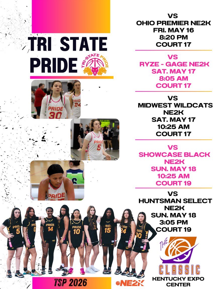 Come out and watch my team and I this weekend!! #girlswhohoop #wvbasketball #wegotnext #aau #lionsonly #TheClassic