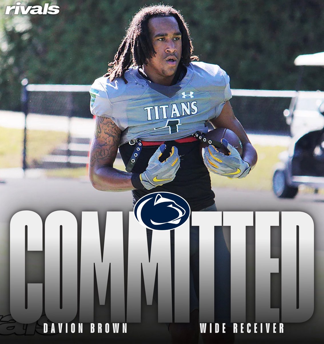 Penn State Nittany Lions | Happy Valley Insider (@pennstaterivals) on Twitter photo 🦁WE ARE….BETTER!🦁
2026 <a href="/TES_Athletics/">Trinity Athletics</a> (VA) wide receiver Davion Brown (<a href="/davion__brown/">Davion “fatrat” brown</a>) commits to Penn State Football!
👉 tinyurl.com/Brown2PSU 🦁WE ARE….BETTER!🦁
2026 <a href="/TES_Athletics/">Trinity Athletics</a> (VA) wide receiver Davion Brown (<a href="/davion__brown/">Davion “fatrat” brown</a>) commits to Penn State Football!
👉 tinyurl.com/Brown2PSU