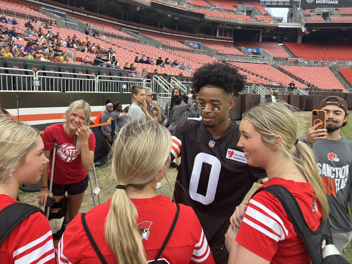 News-Herald preps (@nhpreps) on Twitter photo Greg Newsome @browns interviewing <a href="/Perry_Pirates/">Perry Pirates</a> at the <a href="/neohioflag/">Northeast Ohio Flag</a> tournament in Cleveland. Greg Newsome @browns interviewing <a href="/Perry_Pirates/">Perry Pirates</a> at the <a href="/neohioflag/">Northeast Ohio Flag</a> tournament in Cleveland.
