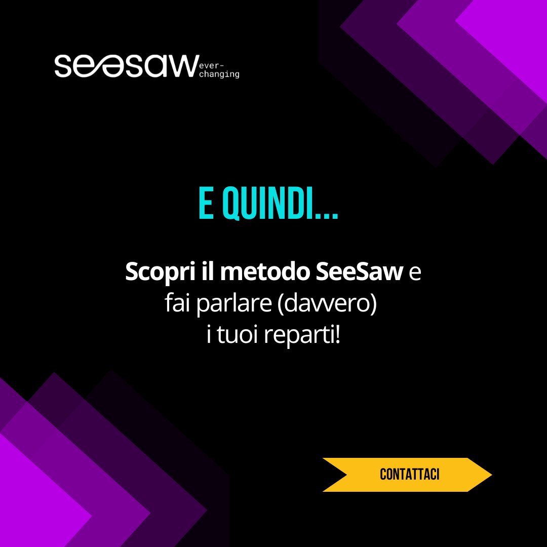 Quante volte i tuoi reparti si passano la palla... ma non si capiscono? Archivio da una parte, ufficio stampa dall’altra… e in mezzo, solo silenzi ed errori.
Pronto a rimettere in comunicazione i tuoi team? Scrivici! 🚀#seesaw2025