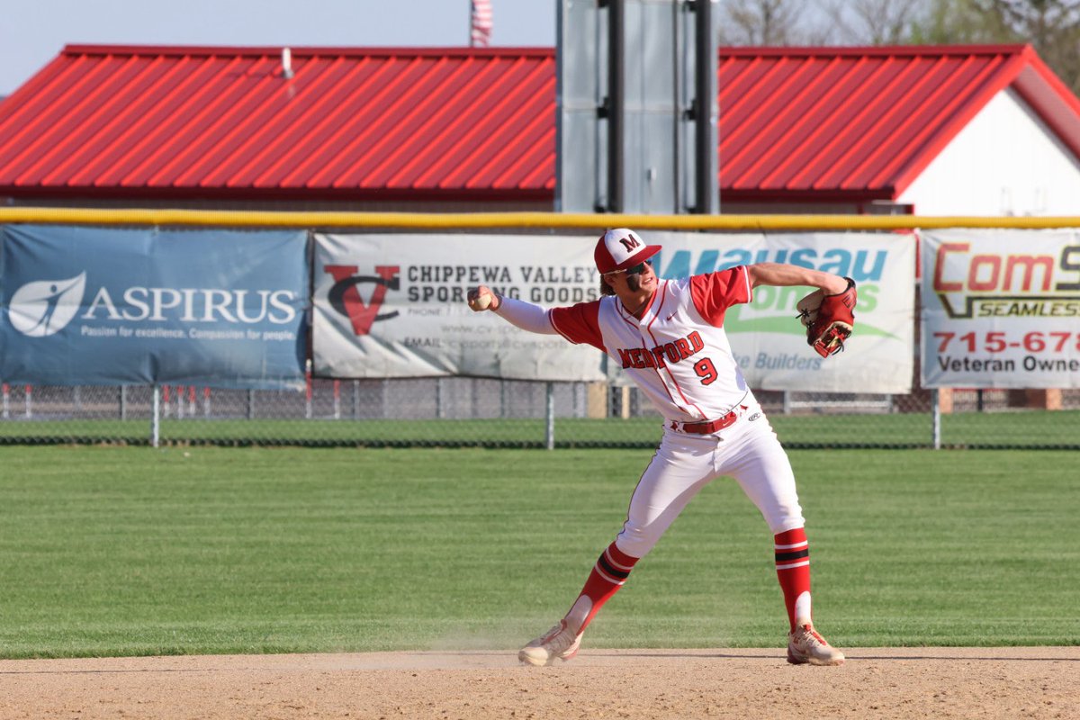 Good GNC baseball game so far today at Raider Field. Hayden Strebig with an RBi single in the fifth pulls <a href="/medraidersbase/">Medford Raiders Baseball</a> into a 2-2 tie with Tomahawk.