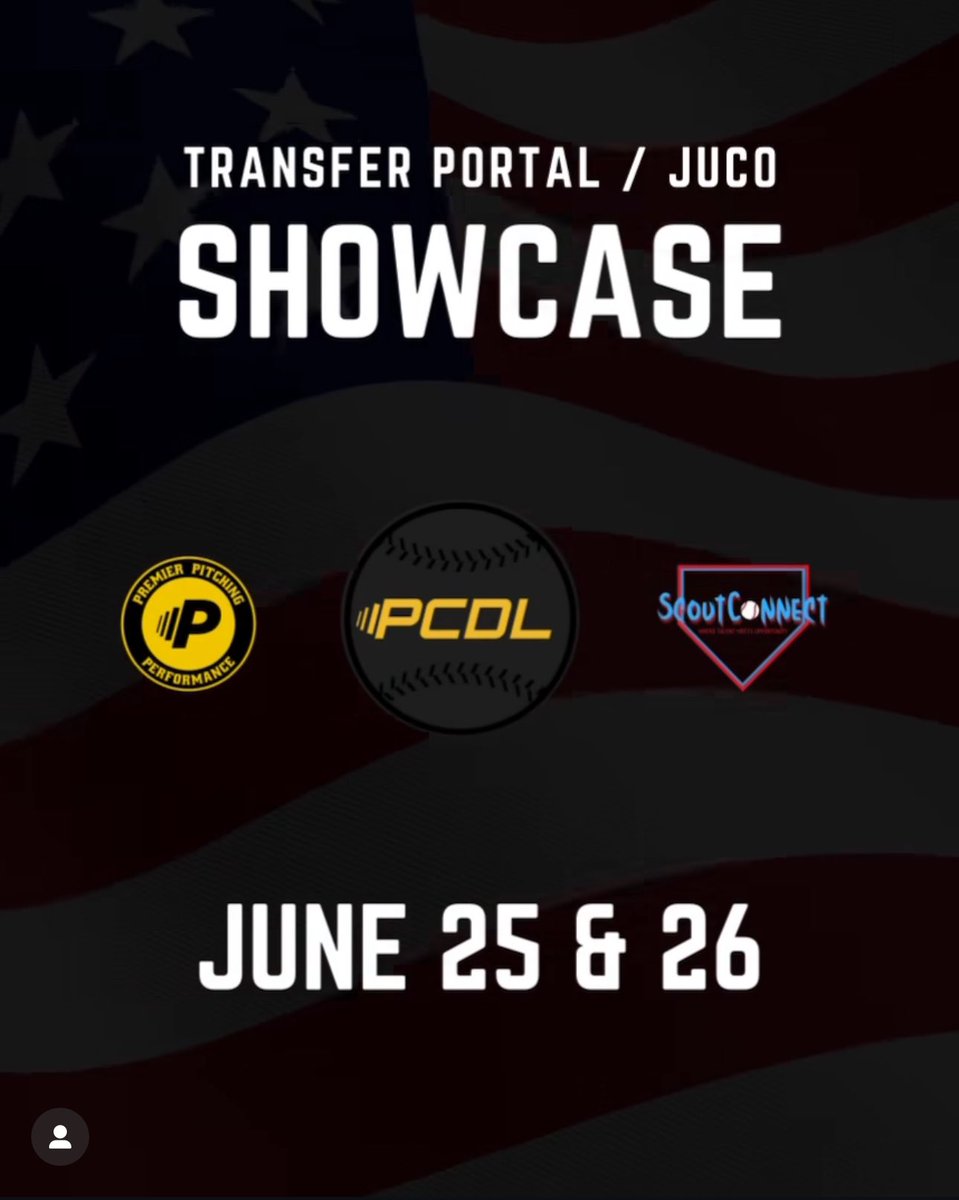 Premier Pitching and Performance (@premierpitching) on Twitter photo Coaches,
Interested in attending our two day JUCO/Portal showcase this summer?
June 25th in game during the <a href="/PCDL_bsb/">Premier Collegiate Development League</a> for league members.
June 26th workout for training members and showcase attendees.
Email info@premierpitching.com for more info. #DominateTheZone Coaches,
Interested in attending our two day JUCO/Portal showcase this summer?
June 25th in game during the <a href="/PCDL_bsb/">Premier Collegiate Development League</a> for league members.
June 26th workout for training members and showcase attendees.
Email info@premierpitching.com for more info. #DominateTheZone