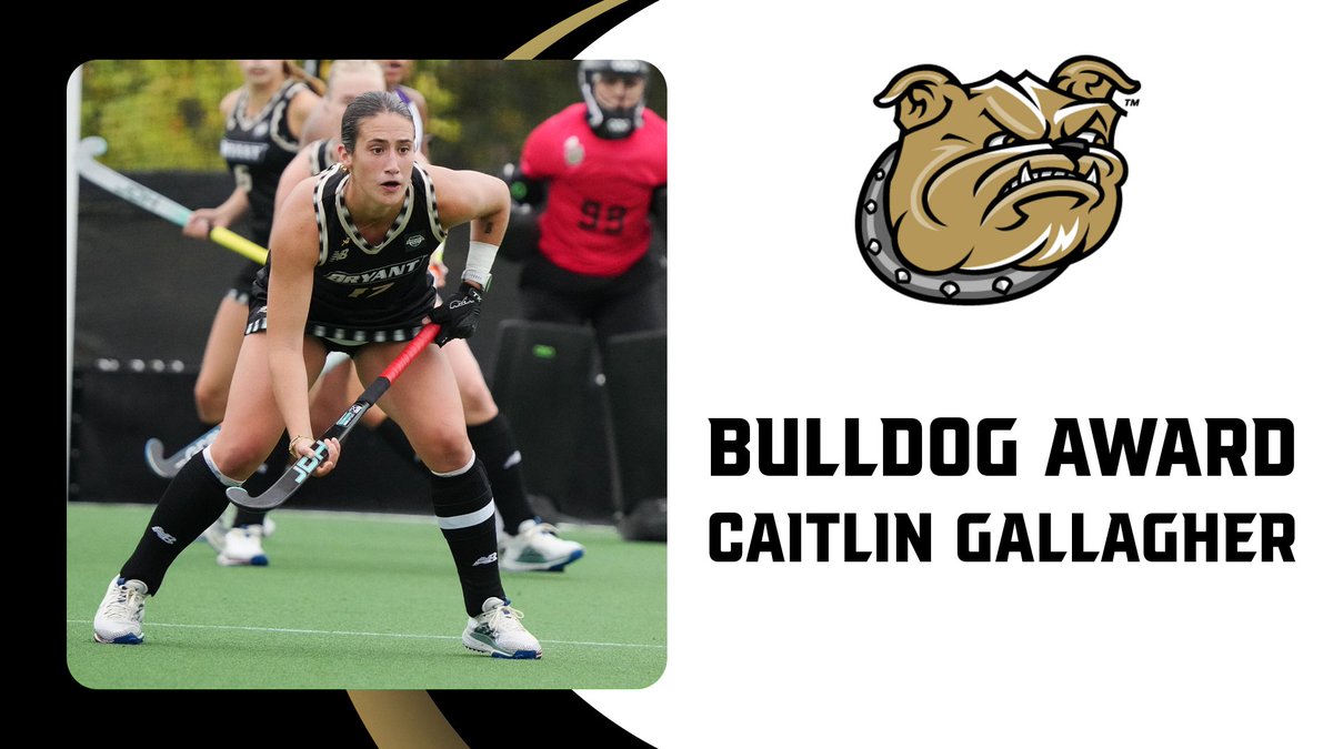 Congratulations to Caitlin Gallagher on winning the Bulldog Award.