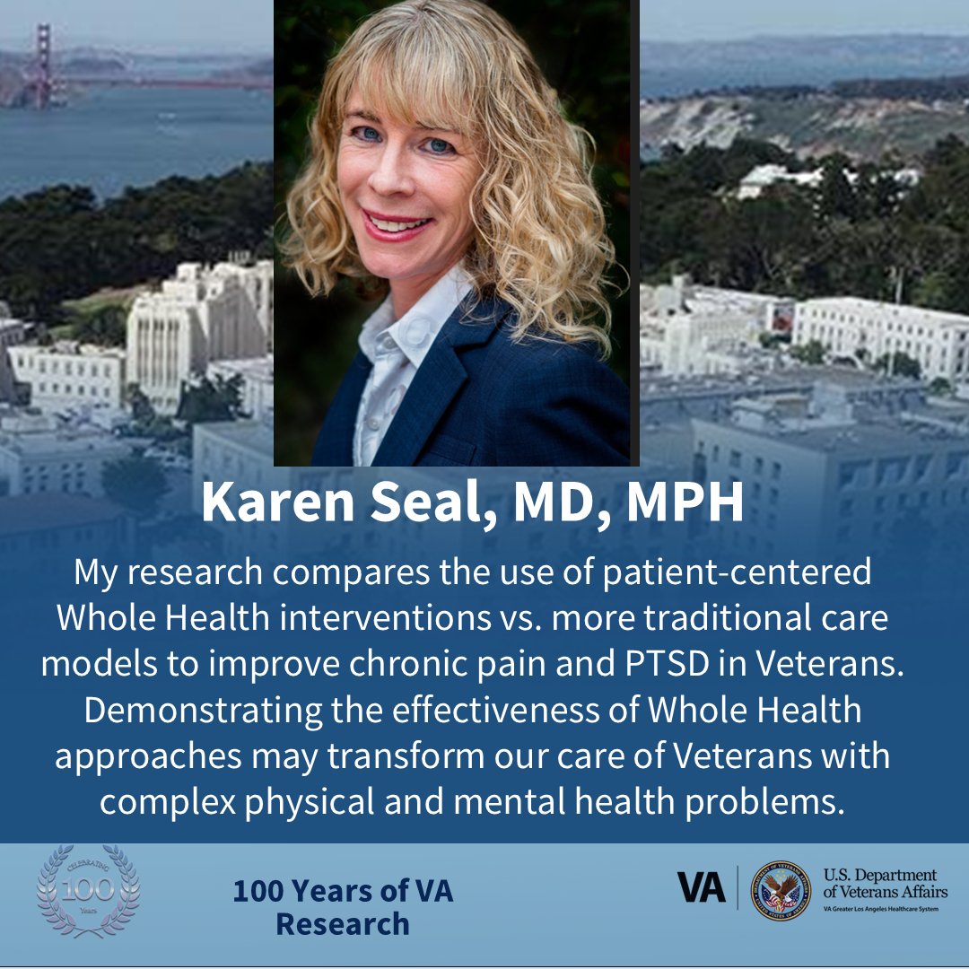 This VA Research Week, May 13th-16th, NCIRE celebrates its contribution to 100 Years of VA Research.

NCIRE is proud to support the research of Dr.  Karen Seal at the San Francisco VA Health Care System!

Learn more: ncire.org/about-ncire
#VAResearch100