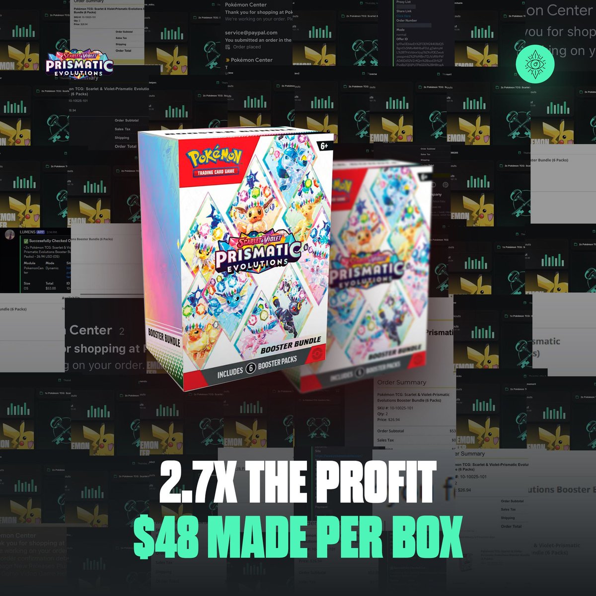 hiddensociety's tweet image. Sweeping ALL stock across the site, with our in house bot Pokémon Center couldn’t put up a fight 🥱

Catch ‘em all with us, we never disappoint🕵️
join.ahiddensociety.com