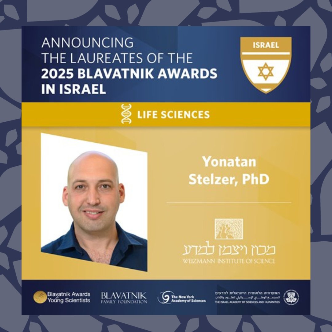 🎉 🏆 Prof. Yonatan Stelzer has won one of three 2025 Blavatnik Awards laureates, winning in the Life Sciences category. Prof. Stelzer was recognized for breakthroughs in modeling human embryonic development and the field of epigenetics.
weizmann-usa.org/blog/congrats-…