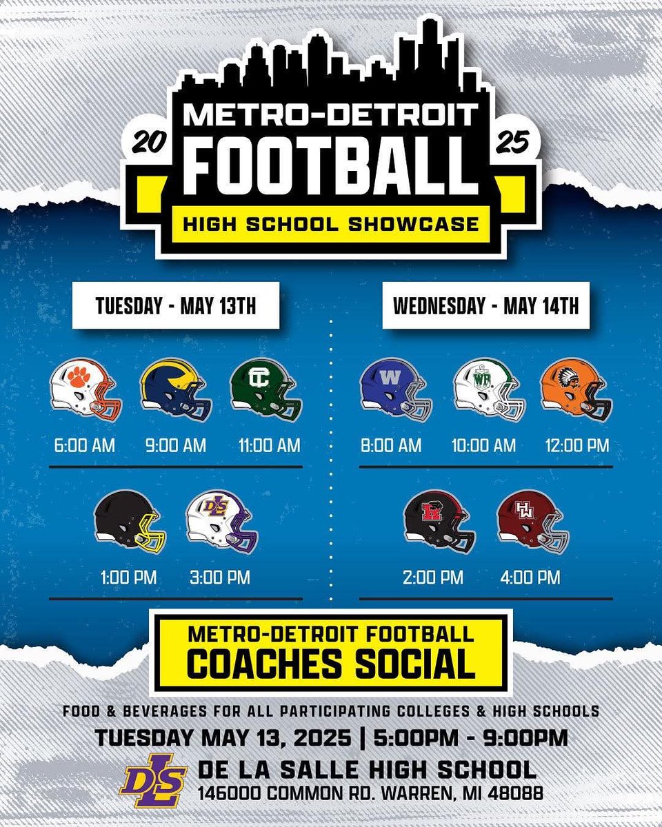 Always great to be a part of this opportunity to have our guys evaluated. Coaches, if you want a prospect sheet before Wednesday, shoot me a text or DM.