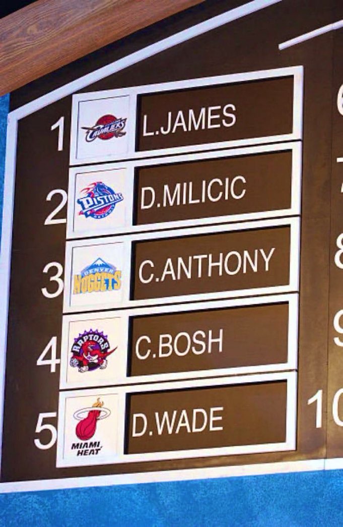“Nobody ever fucked up a draft worse than the Trail Blazers drafting Sam Bowie over Michael Jordan.”

The 2003 Pistons: “Hold my beer.”