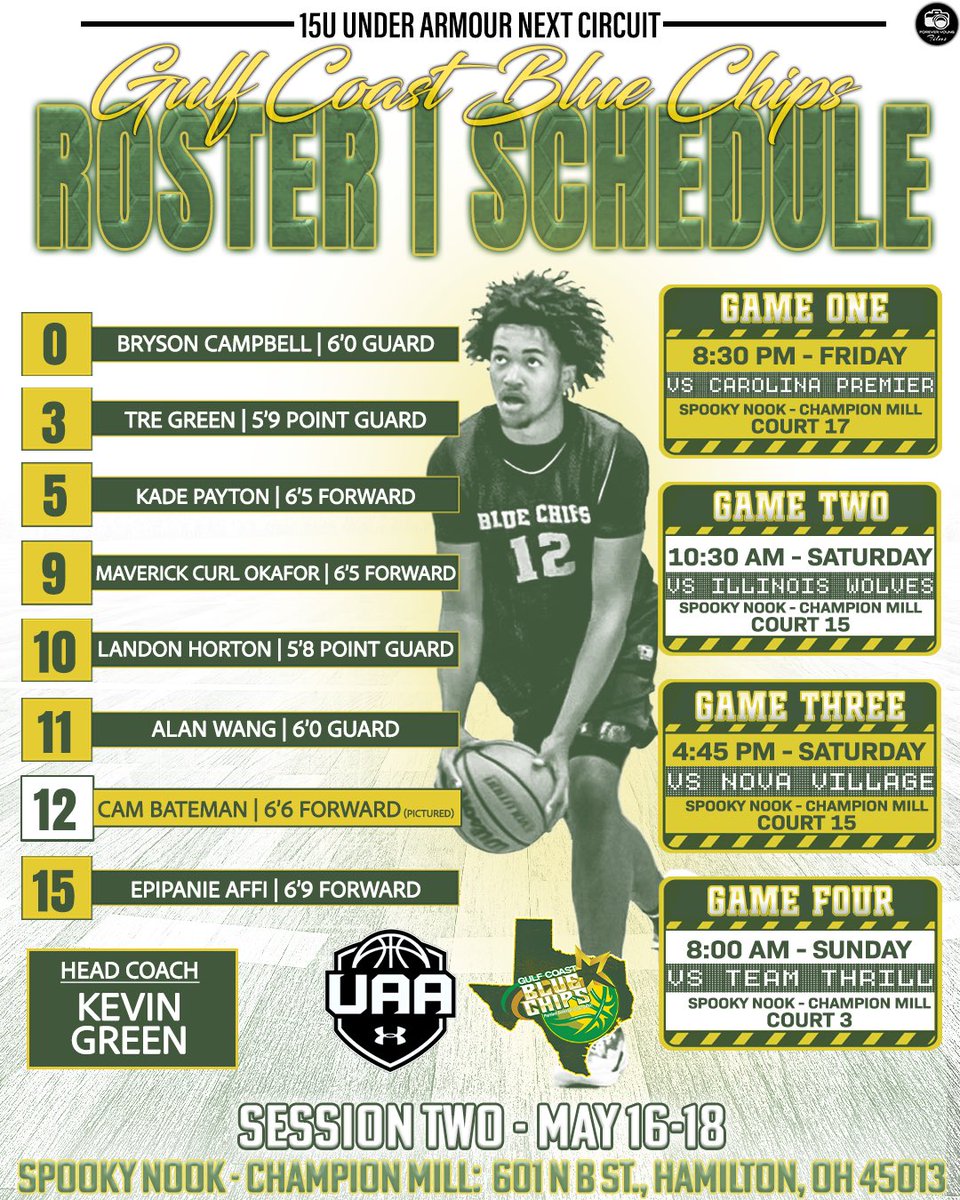 Clyde “CJ” Jackson (@bluechipsceo) on Twitter photo Attention College Coaches here is the schedule for our UAA 15u team! Come check out the future! <a href="/UANextBHoops/">Boys UAA</a> <a href="/PaulBiancardi/">Paul Biancardi</a> <a href="/ebosshoops/">Eric Bossi</a> <a href="/BJenkins247/">Brandon Jenkins</a> <a href="/bigsloan32/">Marcus Sloan</a> <a href="/AnalyticalCoach/">🥶The Baller Plug🥶</a> <a href="/GHAHoops/">Greater Houston Area H🏀🏀ps</a> <a href="/davidghoops/">David G</a> <a href="/GDayHoopScout/">🅶🅴🅾🅵🅵🆁🅴🆈 🅳🅰🆈 🆂🆁.</a> <a href="/RcsSports/">Jim Hicks</a> Attention College Coaches here is the schedule for our UAA 15u team! Come check out the future! <a href="/UANextBHoops/">Boys UAA</a> <a href="/PaulBiancardi/">Paul Biancardi</a> <a href="/ebosshoops/">Eric Bossi</a> <a href="/BJenkins247/">Brandon Jenkins</a> <a href="/bigsloan32/">Marcus Sloan</a> <a href="/AnalyticalCoach/">🥶The Baller Plug🥶</a> <a href="/GHAHoops/">Greater Houston Area H🏀🏀ps</a> <a href="/davidghoops/">David G</a> <a href="/GDayHoopScout/">🅶🅴🅾🅵🅵🆁🅴🆈 🅳🅰🆈 🆂🆁.</a> <a href="/RcsSports/">Jim Hicks</a>