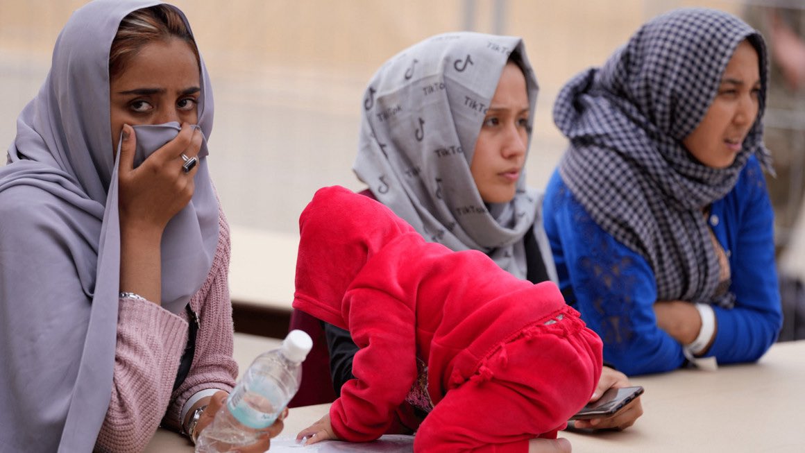 Just so we’re clear: Afghanis no longer have refugee protection. The Taliban will absolutely torture and kill these females if they return to Afghanistan, but a bunch of white entitled South Africans got to skip to the front of the line due to Caucasian discrimination..