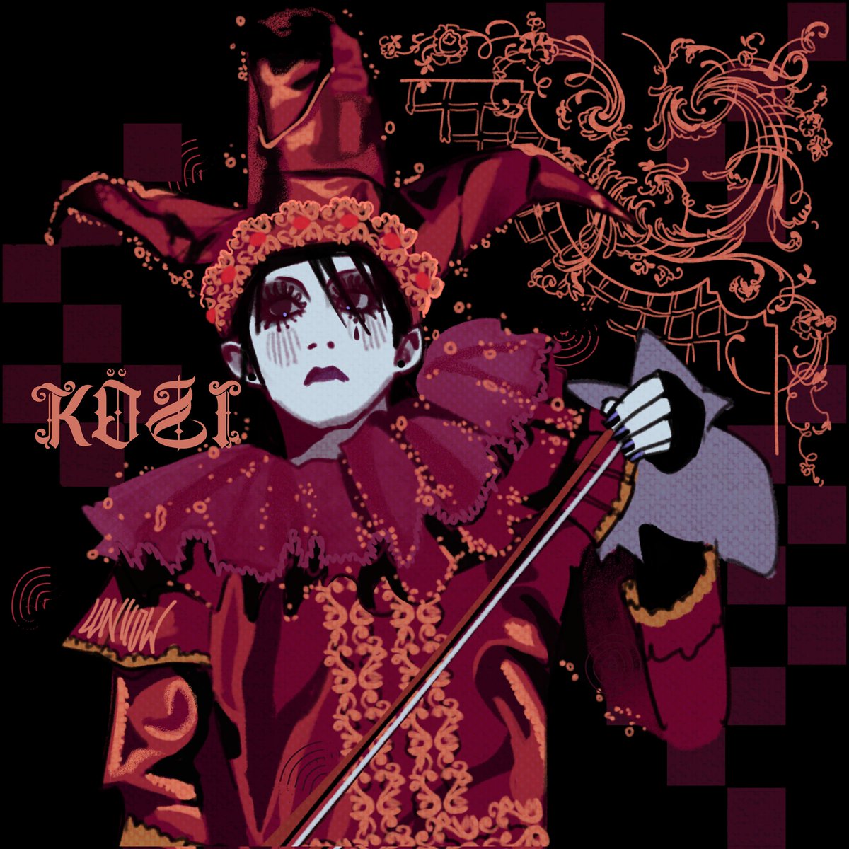 Lonllow's tweet image. Közi from a couple months ago #malicemizer #közi #vkei