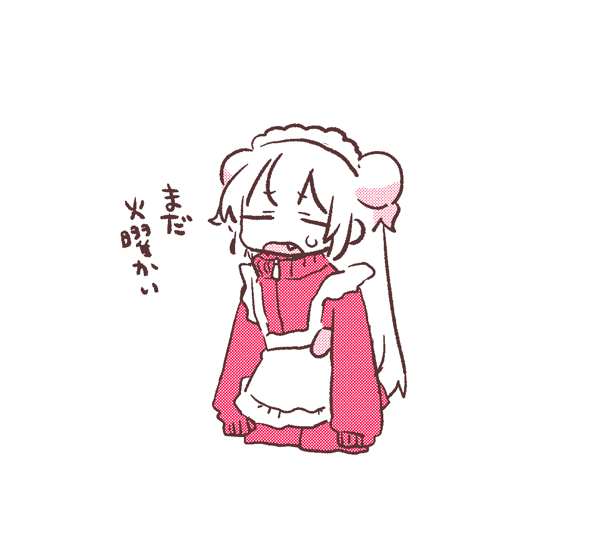 #名取がおはようする時絵がついてくる