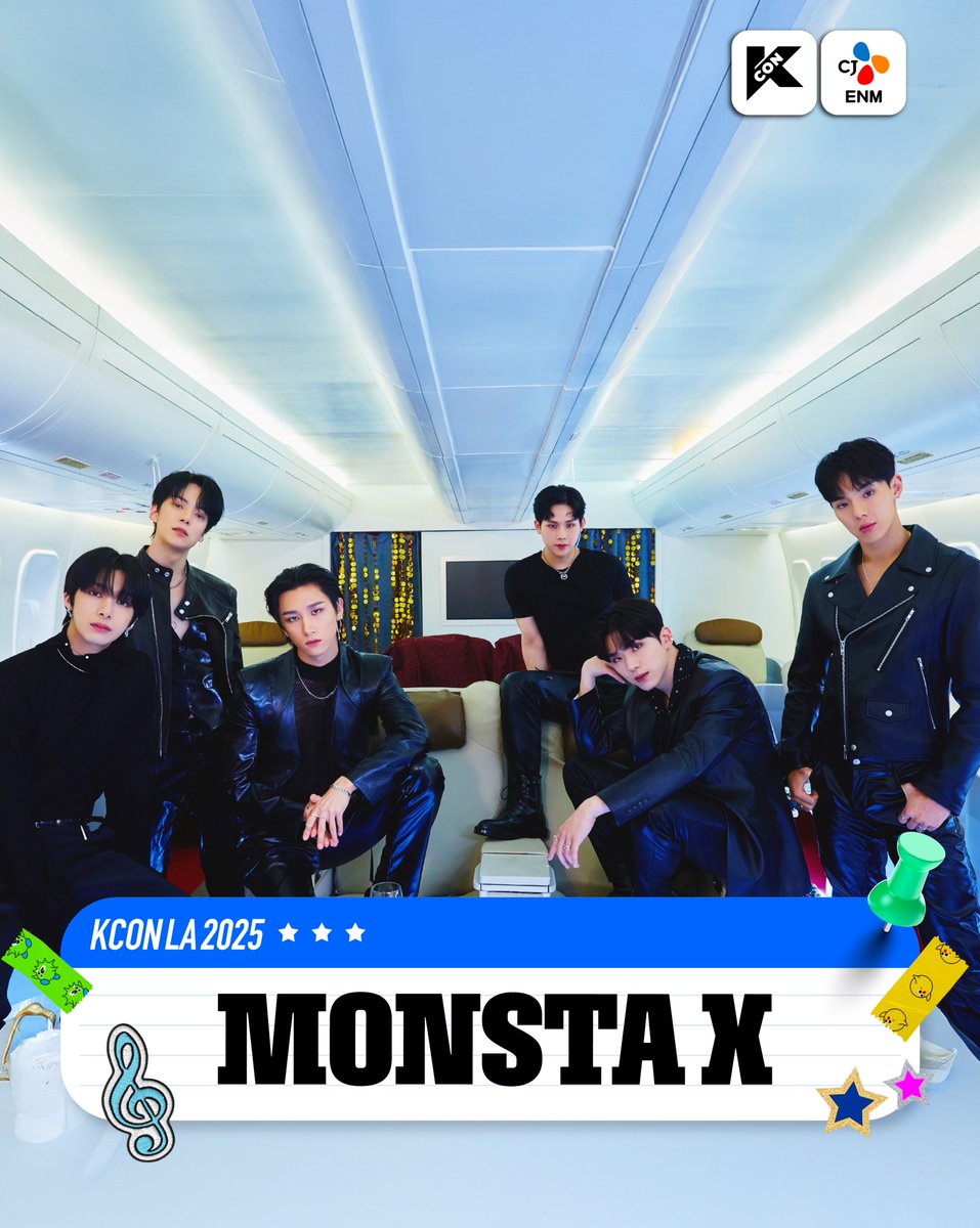 kconusa's tweet image. [#KCONLA2025] 𝟐𝐧𝐝 𝐋𝐈𝐍𝐄𝐔𝐏

𝐌𝐎𝐍𝐒𝐓𝐀 𝐗
#몬스타엑스 #MONSTAX #MONSTA_X

@OfficialMONSTAX

-
KCON LA 2025
AUG 1-3
Crypto.com Arena, LA Convention Center

Let&apos;s #KCON