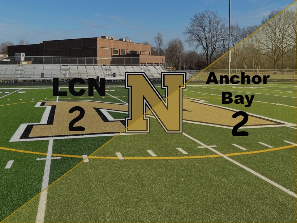 LCN Crusaders 2⃣ - Anchor Bay 2⃣

Goals: Eleanor C. &amp; Scarlet E.
Assists: Scarlet E., Sammie H.

Marah B. in goal

POTG: Payton Z.

LCN is 8-3-4!

<a href="/misoccercentral/">MICHIGAN SOCCER CENTRAL</a>
<a href="/MACSports1986/">Macomb Area Conference</a>
<a href="/MIPrepZoneMD/">MIPrepZone Macomb</a>