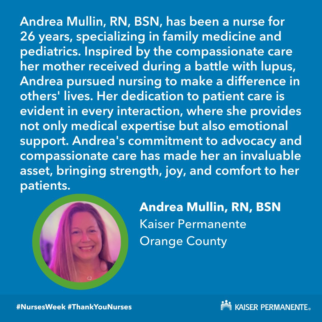 As we wrap up #NursesWeek, we’re proud to spotlight more of our amazing nurses in Orange County. 💙

Your impact goes beyond this week—and so will our celebration. Stay tuned for more inspiring stories! ✨
#ThankYouNurses