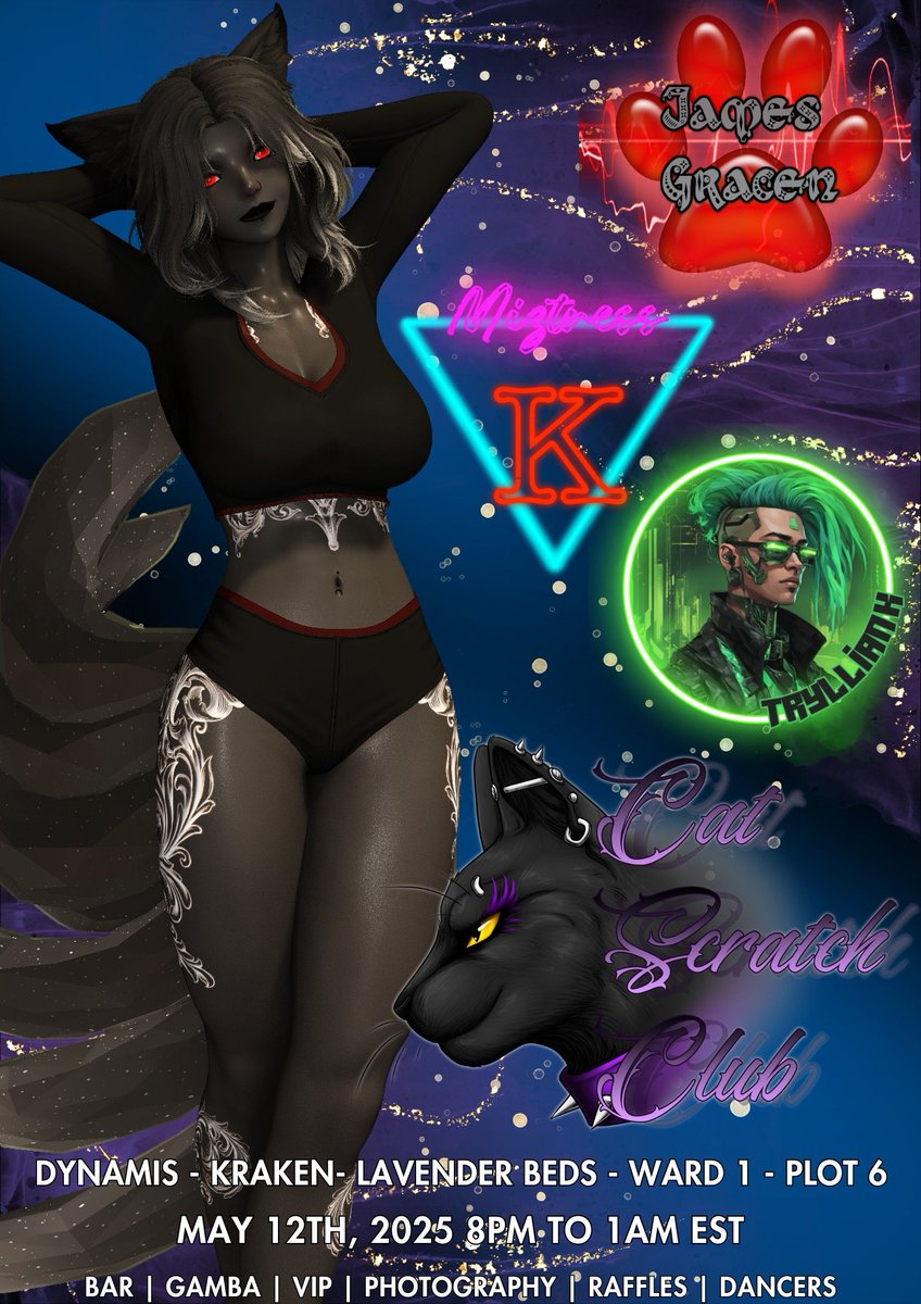 TODAY'S SHOW AT THE CAT SCRATCH CLUB!!!  GONNA GO WITH SOME METAL STARTING AT 9 PM CST!!