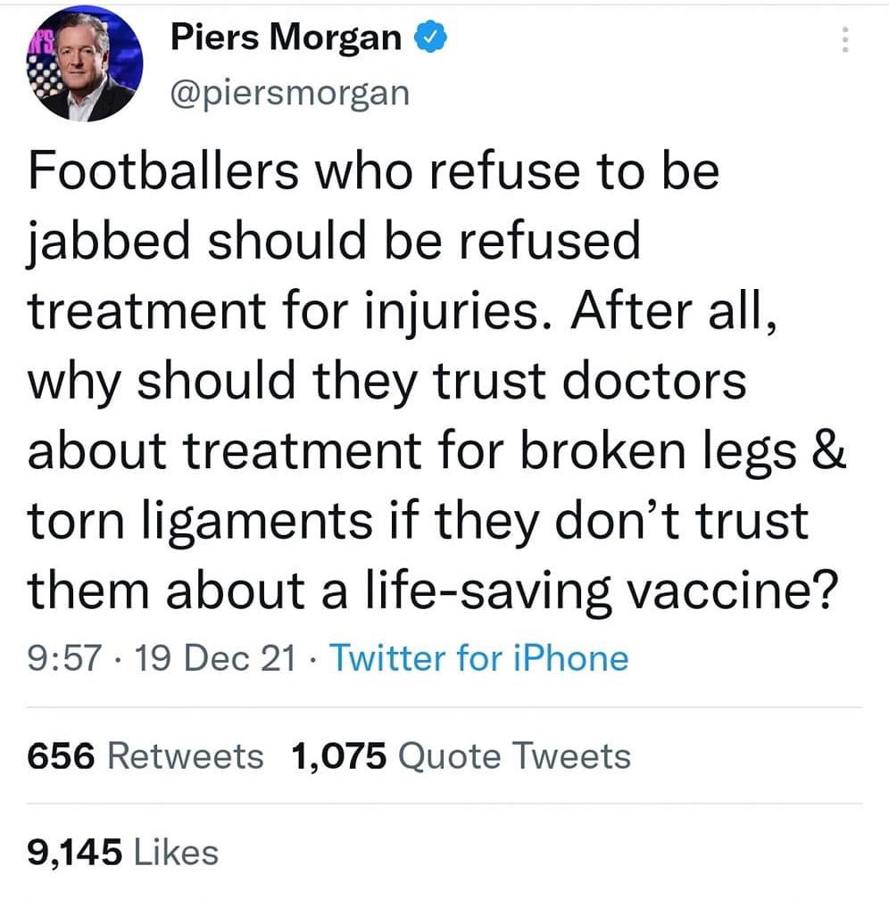 iluminatibot's tweet image. Piers Morgan wants you to forget he ever wrote this 👇