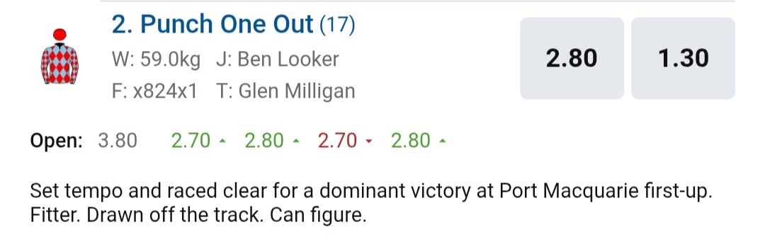 Jeez, how'd that one get through! Half brother to Vasoline; sire, Tissue Box.