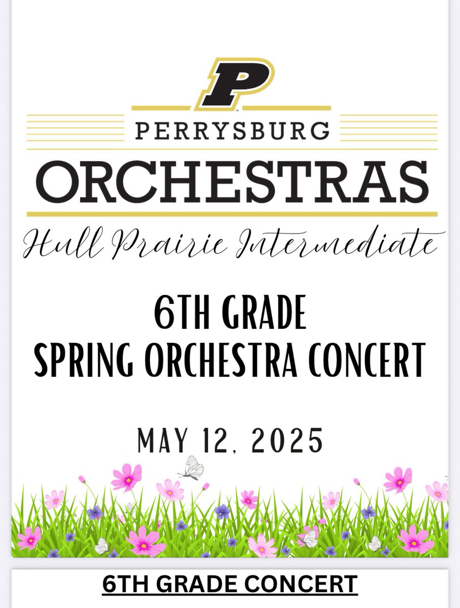 6th grade Spring Orchestra Concert at HPI 🎵 🌺