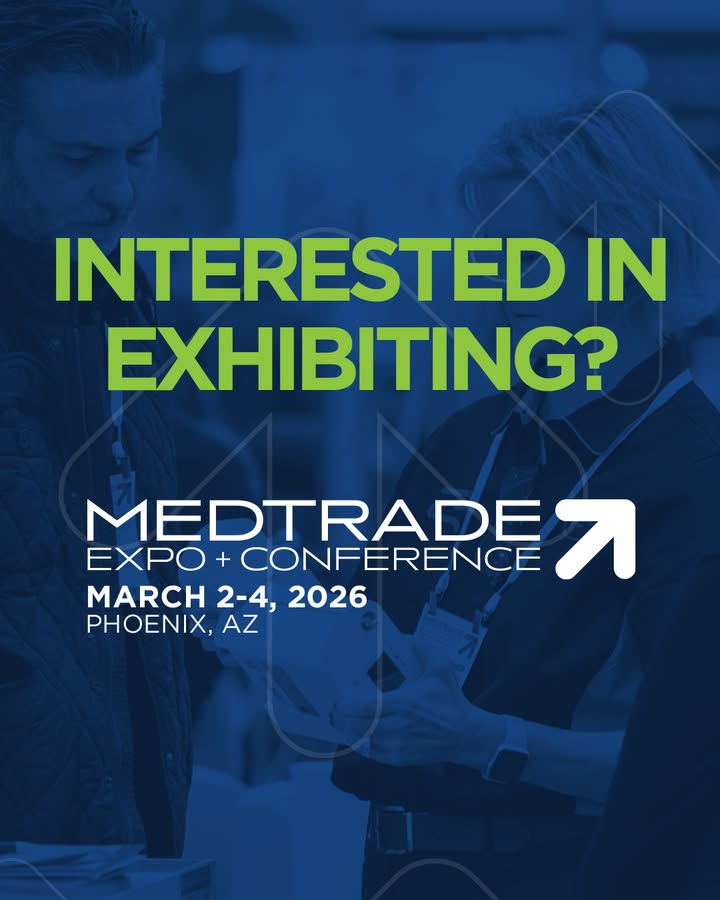 Why Exhibit at Medtrade 2026?

Attendees want to see new and expanded product lines, expand their knowledge base, and connect with new vendors they can trust 🤝 

Learn about exhibiting ➡️ bit.ly/3SCGHgM