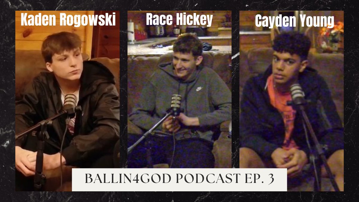 IT IS LIVE!

Episode three with Kaden Rogowski, Caden Young and Race Hickey make sure to check it out as we discussed high school basketball all the way to pregame meals, and life after high school.

youtu.be/ipwCWH_j6fA?si…