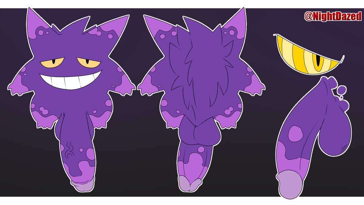 ➥ NSFW Gengar Reference Sheet - Ordered by
thecoolerrandomguy (FA)