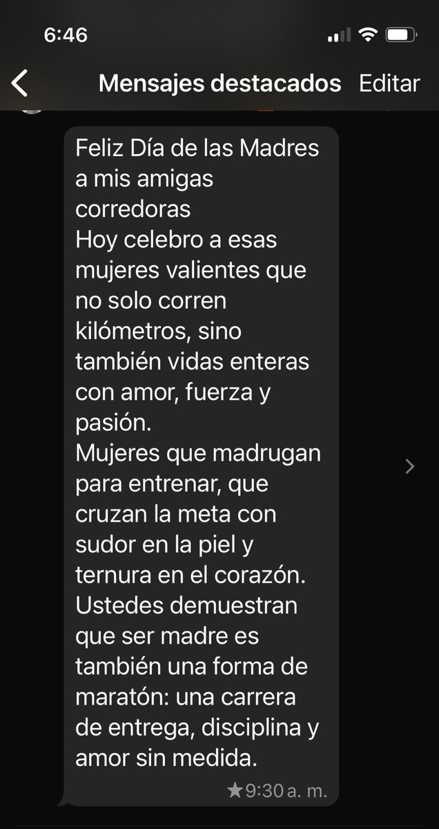 malalavelasquez's tweet image. El mensaje más top que recibimos por el #DiaDeLaMadre #gymlife #runteam #running 🏃🏻‍♀️
