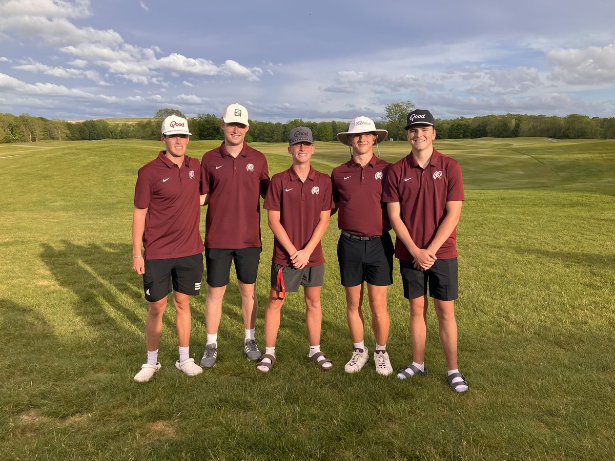 Danville_Golf's tweet photo. Danville wins 173 to 208 to improve to 6-1, great job Seniors! Matthew Pickel leads the way with a 39 https://t.co/dj9B1wQiGB