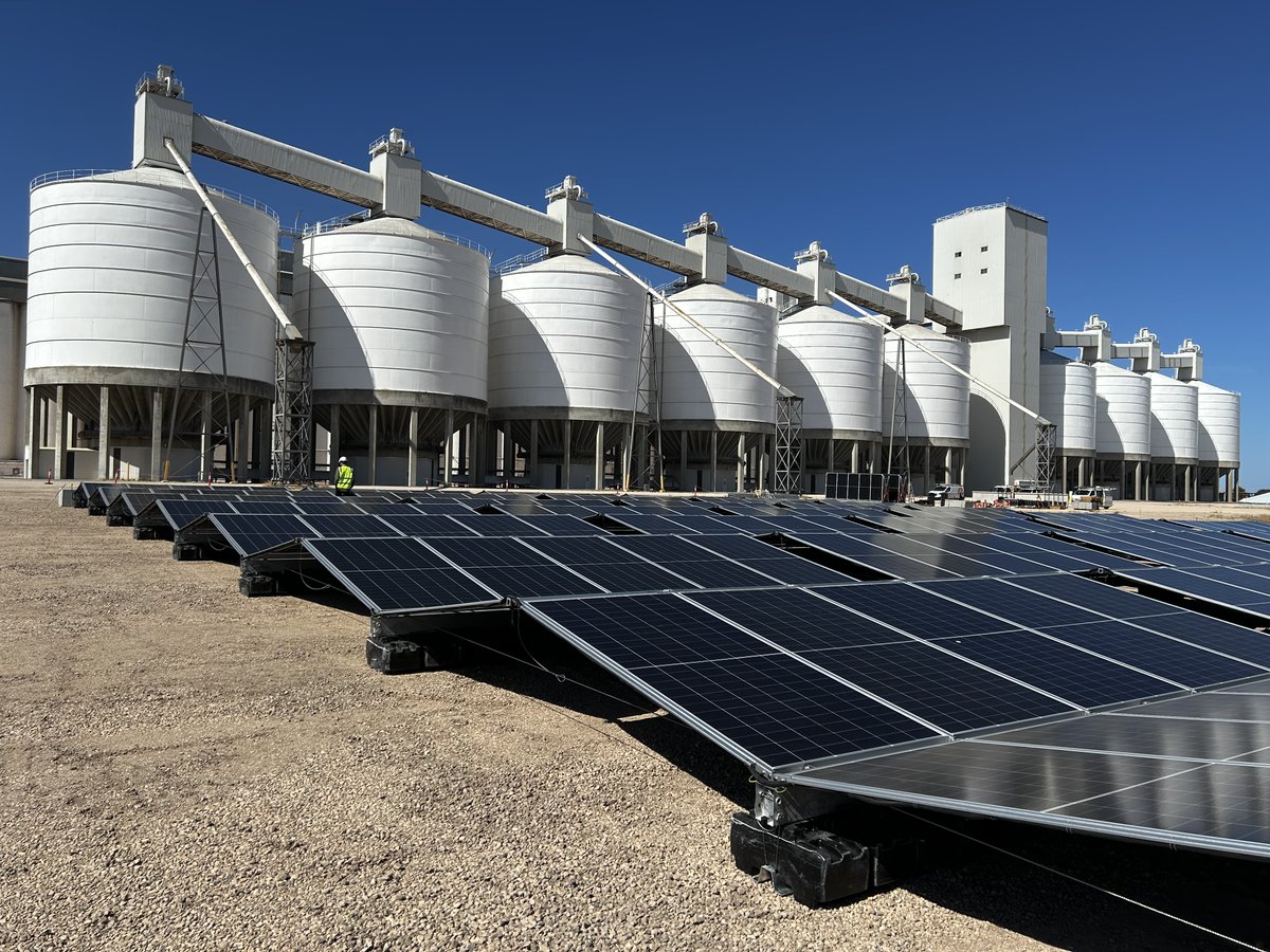 We’re in the final stages of installing 810 solar panels at our Port Giles site to help reduce carbon emissions and build long term sustainability across our network.

When fully operational, the <a href="/5B_Tech/">5B</a> system is expected to produce around 680 MWh of renewable energy annually,