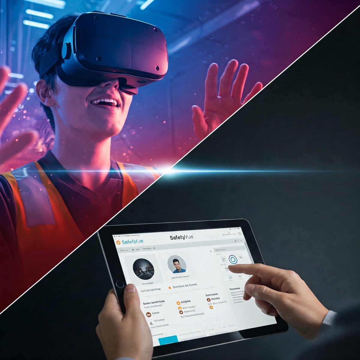 SafetyVue's tweet image. Safer, smarter training with SafetyVue. VR/AR/Simulators + powerful LMS with compliance &amp;amp; sector-specific content. Explore: SafetyVue.net 

#SafetyVue #ImmersiveSafety #LMS #VR #Training