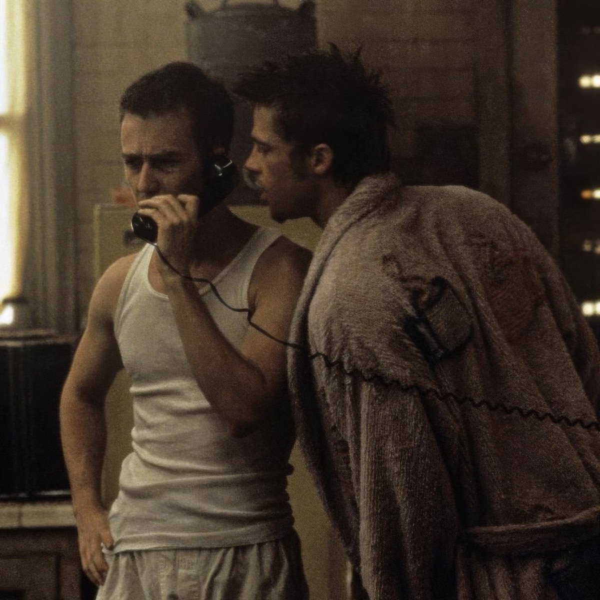 ChadMaxxer's tweet image. Fight Club is literally about creating an alter ego so vivid your mind can't distinguish it from reality until it manifests through will to power.
"It's only after we've lost everything that we're free to do anything"
Your old identity has to die completely before the new self…
