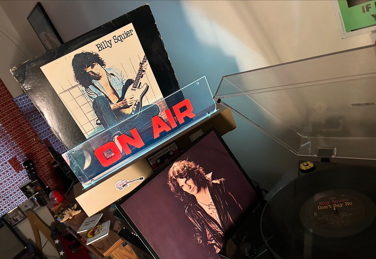 beatlekiss's tweet photo. Monday Music. Happy Billy Squier. One of my all time favorite records. Now Spinning Billy Squier - “Don’t Say No”. #billysquier #inthedark #firstspinoftheday https://t.co/Xz3JpbtKdG