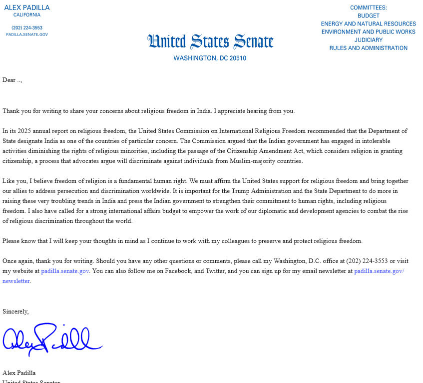 CoHNA (Coalition of Hindus of North America) tweet media