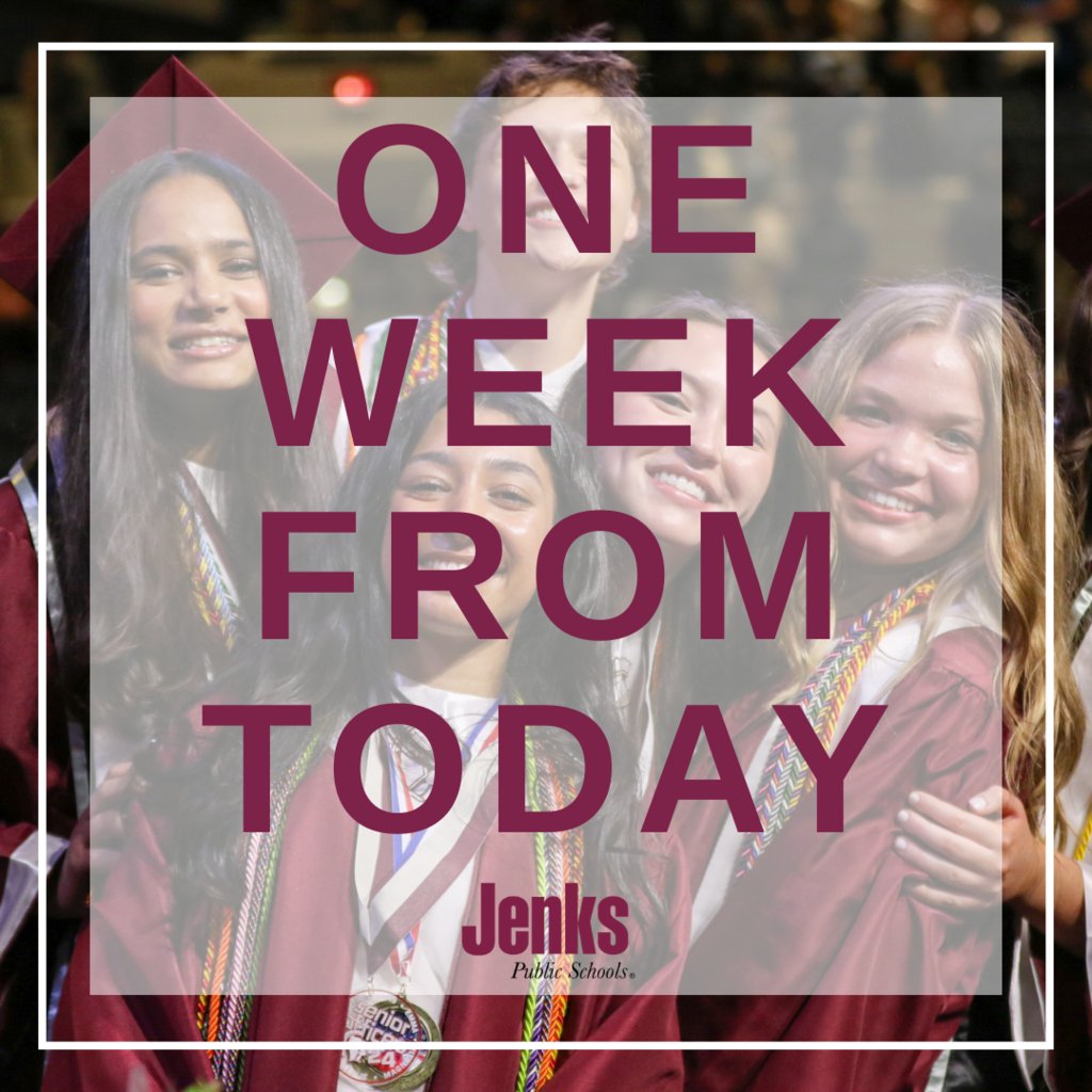 🎓  Don't forget these important 2025 JHS Graduation details! ⬇️ 🎓

🗓️ Monday, May 19 
📍 Mabee Center (81st &amp; Lewis) 
🕖 7 pm (doors open @ 5 pm w/bag checks) 
⚠️ Seating is first-come-first-serve (no saved seats after 6:45 pm) 
📺 Can't make it? Watch it live on JPS Facebook!
