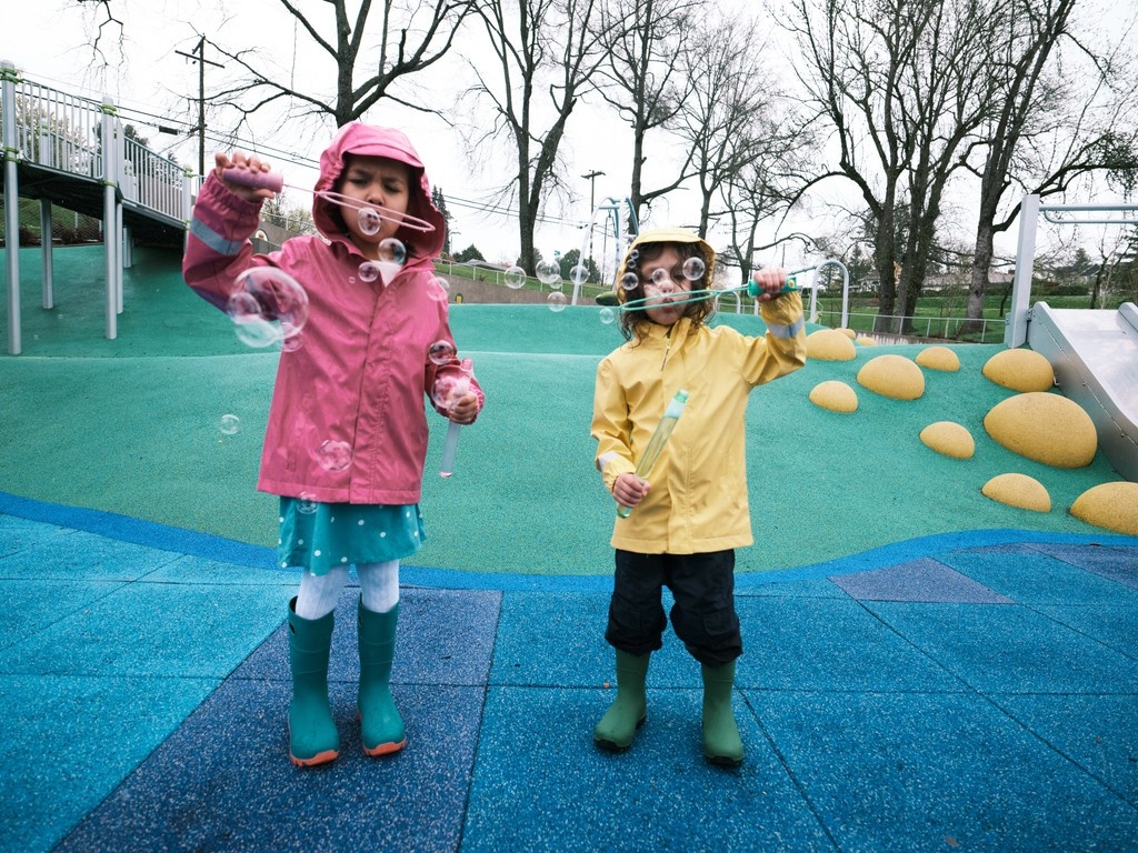 Weather you're kiddos are blowing bubbles 🫧 or running on them, our Kids Essential Rain boot has got them covered 😎

#BOGS #Boots #Kids