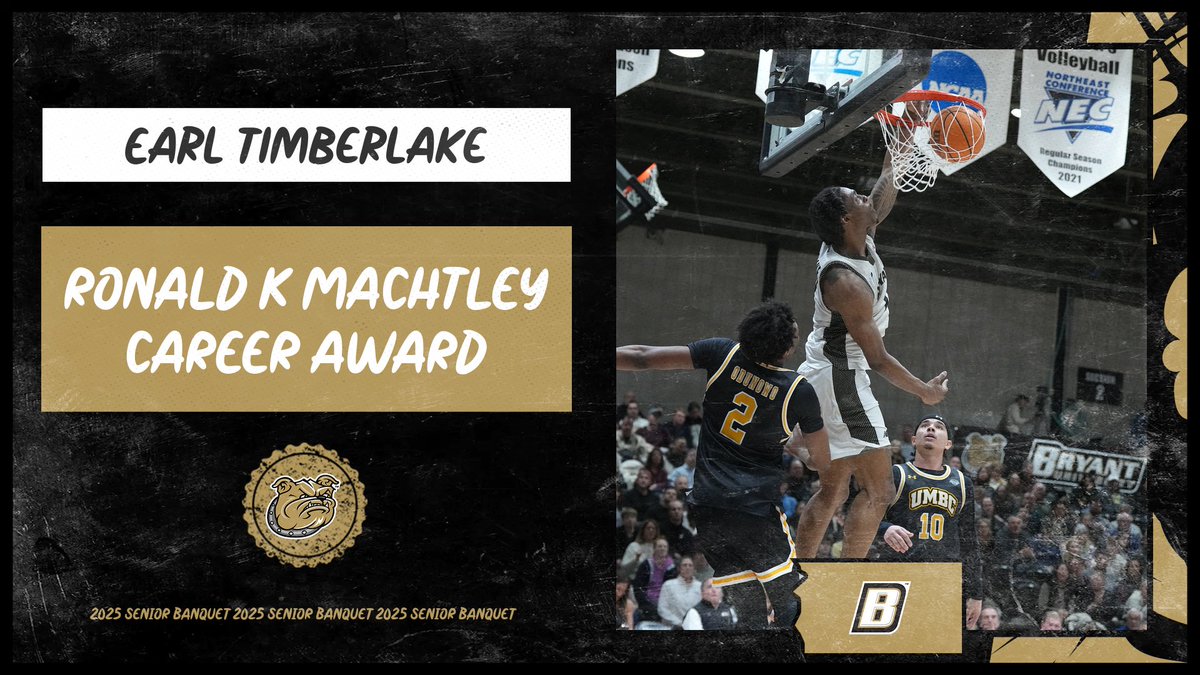 Bryant Athletics (@bryantathletics) on Twitter photo Congratulations to Earl Timberlake of <a href="/BryantHoops/">Bryant Men's Basketball</a> and Landon Ruggieri of <a href="/BryantUFootball/">Bryant Football</a> on winning the Ronald Machtley Career Awards. Congratulations to Earl Timberlake of <a href="/BryantHoops/">Bryant Men's Basketball</a> and Landon Ruggieri of <a href="/BryantUFootball/">Bryant Football</a> on winning the Ronald Machtley Career Awards.
