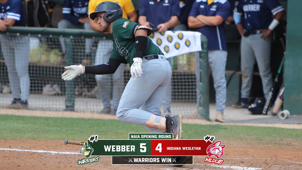 WEBBER WINS⚔️

Hardy (W): 2.1 IP • 0 R
Palmese (SV): 2 IP • 4 K • 0 R
Recio: 2-4 • RBI • 2B
Sanchez: 2-4 • 2 RBI
<a href="/NAIABall/">NAIA Ball</a> <a href="/SunConference/">The Sun Conference</a>