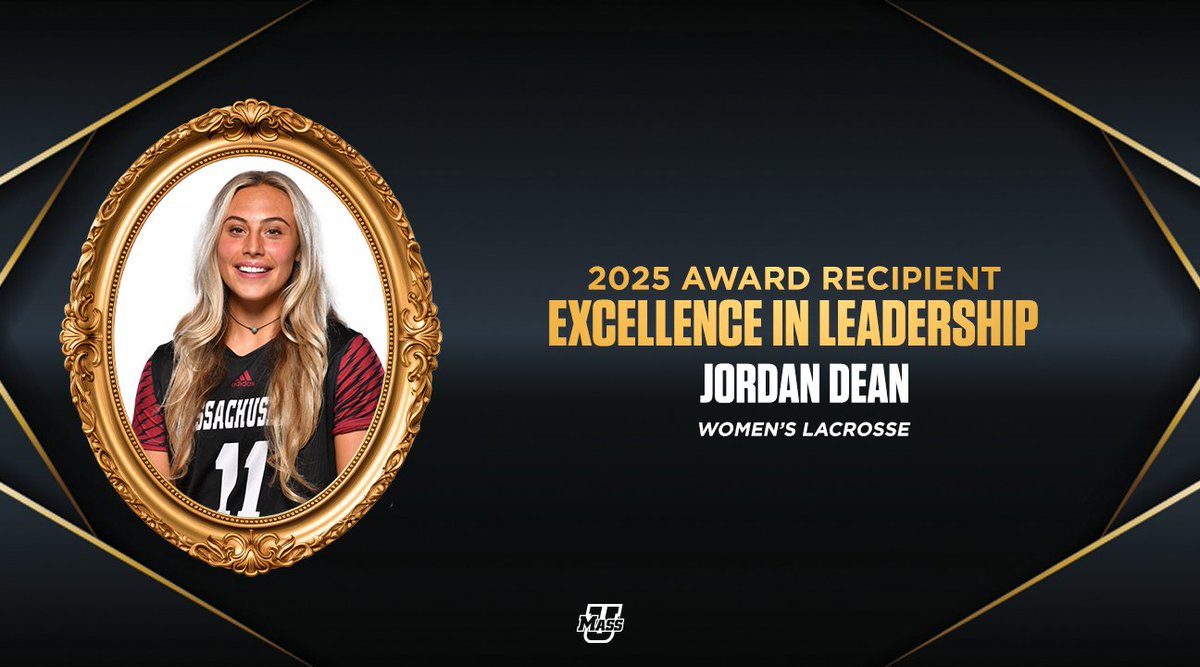 UMass Athletics (@umassathletics) on Twitter photo This year’s Excellence in Leadership honoree is…
Jordan Dean ➡️ <a href="/UMassLacrosse/">UMass Women's Lacrosse</a>
#SAMYS2025 | #Flagship 🚩 This year’s Excellence in Leadership honoree is…
Jordan Dean ➡️ <a href="/UMassLacrosse/">UMass Women's Lacrosse</a>
#SAMYS2025 | #Flagship 🚩