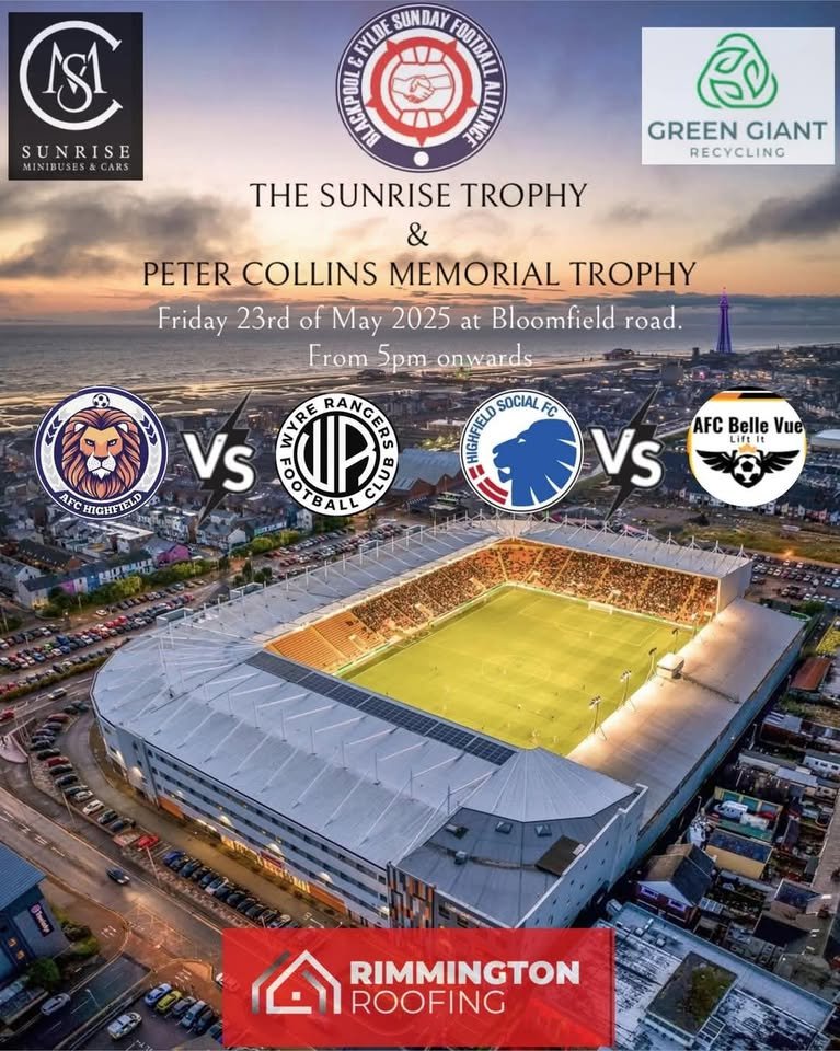 This is a Ticket only Event, Please see the Link below to purchase your Ticket and come along and support both games

skiddle.com/.../BFSFA-Fina…