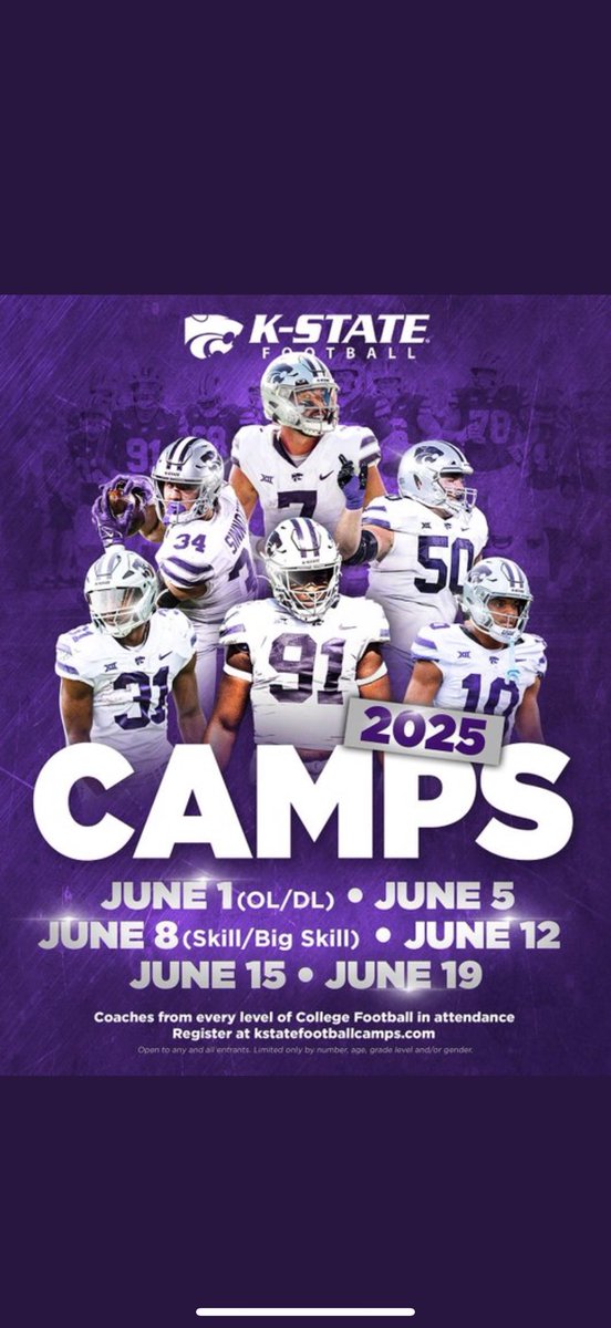 Il be there coach ! 
<a href="/CoachKli/">Chris Klieman</a> <a href="/CoachKlanderman/">Joe Klanderman</a> <a href="/coachstanard/">Steve Stanard</a> <a href="/kstatesports/">K-State Athletics</a> <a href="/KStateFB/">K-State Football</a>